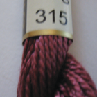 DMC no. 315 (pearl cotton #5)